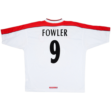 1998-99 Liverpool Away Shirt Fowler #9 - 5/10 - (XL)