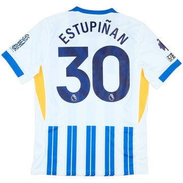 2024-25 Brighton Match Issue Home Shirt Estupinan #30