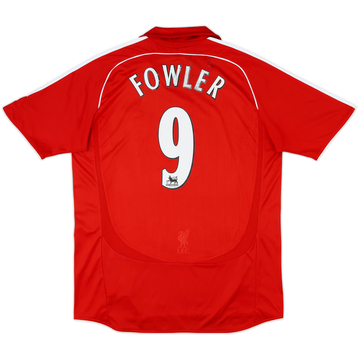 2006-08 Liverpool Home Shirt Fowler #9 - 5/10 - (L)