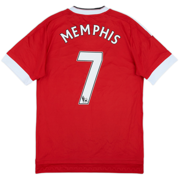 2015-16 Manchester United Home Shirt Memphis #7 - 8/10 - (XL.Boys)