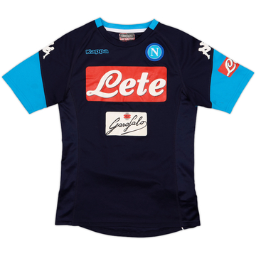 2017-18 Napoli Kappa Training Shirt - 7/10 - (S)