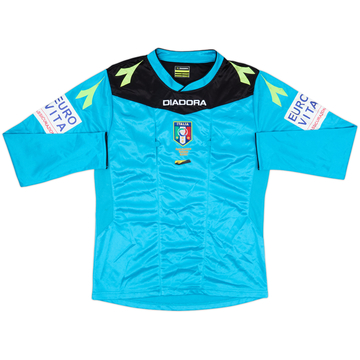 2015-16 Italy Diadora Referee L/S Shirt - 6/10 - (S)