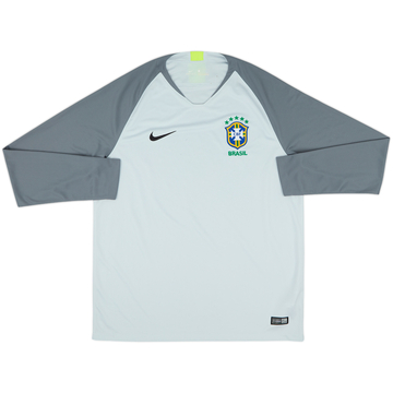 2018-19 Brazil GK Shirt - 8/10 - (L)