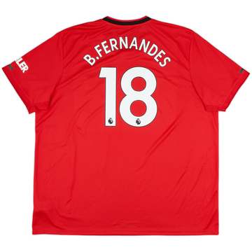 2019-20 Manchester United Home Shirt B.Fernandes #18 - 8/10 - (3XL)