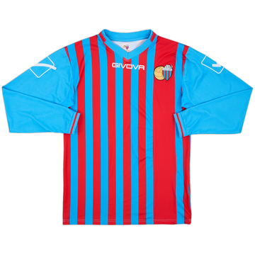 2013-14 Catania Home L/S Shirt - 9/10 - (L)