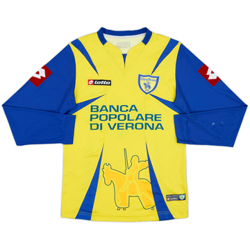 2006-07 Chievo Verona Home L/S Shirt - 5/10 - (S)