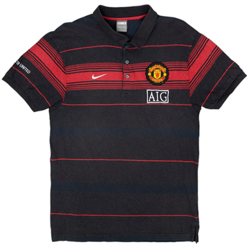 2009-10 Manchester United Nike Polo Shirt - 8/10 - (L)