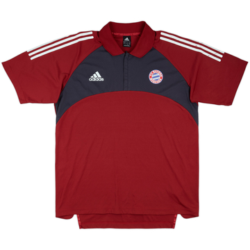 2002-03 Bayern Munich adidas 1/4 Zip Polo Shirt - 5/10 - (L/XL)