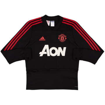 2018-19 Manchester United adidas Drill Top - 9/10 - (L.Boys)