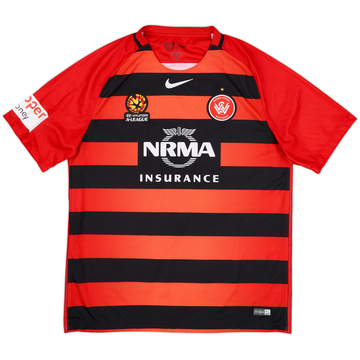 2016-17 Western Sydney Wanderers Home Shirt - 9/10 - (XL)
