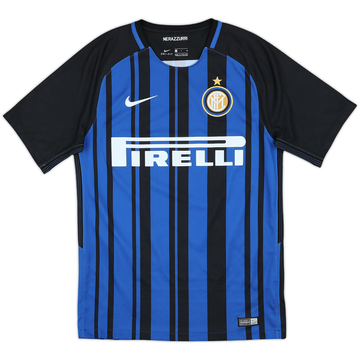 2017-18 Inter Milan Home Shirt Skriniar - 8/10 - (S)