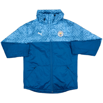 2023-24 Manchester City Puma Hooded Rain Jacket - 9/10 - (L)