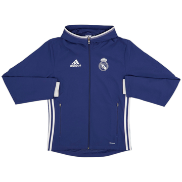 2016-17 Real Madrid adidas Hooded Track Jacket - 9/10 - (XS)