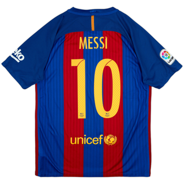 2016-17 Barcelona Home Shirt Messi #10 - 7/10 - (M)
