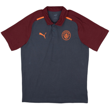 2023-24 Manchester City Puma Polo Shirt - 10/10 - (M)