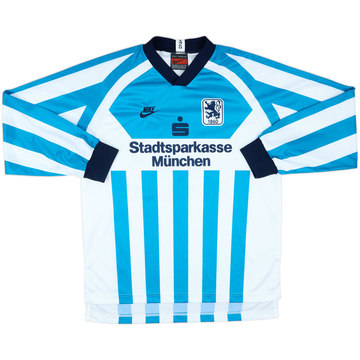 1995-96 1860 Munich II Match Issue Home L/S Shirt #15