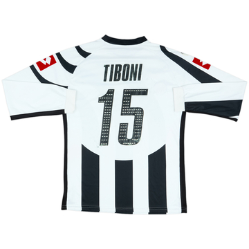 2006-07 Udinese Match Issue Home L/S Shirt Tiboni #15