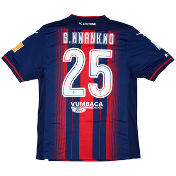 2019-20 Crotone Match Issue Home Shirt S.Nwankwo #25