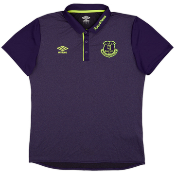 2017-18 Everton Umbro Polo Shirt - 9/10 - (XL)