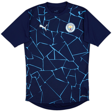 2020-21 Manchester City Puma Pre-Match Training Shirt - 10/10 - (S)
