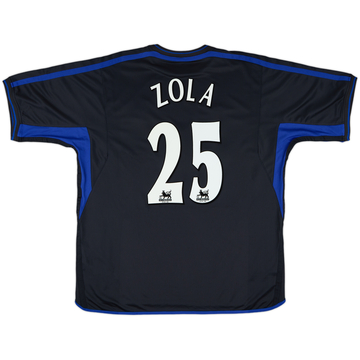 2002-04 Chelsea Away Shirt Zola #25 - 10/10 - (XXL)