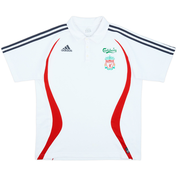 2006-07 Liverpool adidas Polo Shirt - 8/10 - (L)