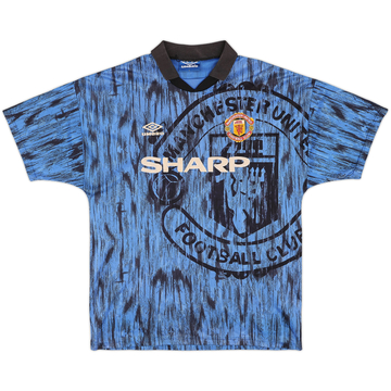 1992-93 Manchester United Away Shirt - 8/10 - (L)