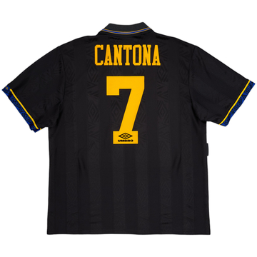 1993-95 Manchester United Away Shirt Cantona #7 - 6/10 - (XL)