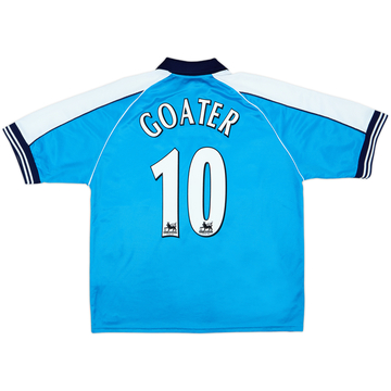 1999-01 Manchester City Home Shirt Goater #10 - 8/10 - (L)