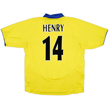 2003-05 Arsenal Away Shirt Henry #14 - 7/10 - (XL)