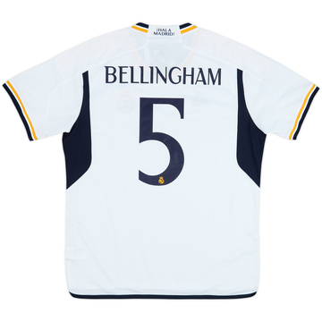 2023-24 Real Madrid Home Shirt Bellingham #5 (XL)