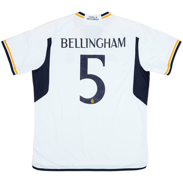 2023-24 Real Madrid Home Shirt Bellingham #5 (XXL)