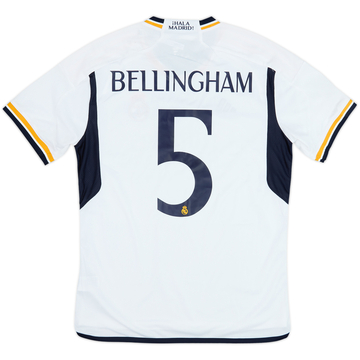 2023-24 Real Madrid Home Shirt Bellingham #5 (L)