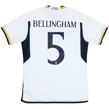 2023-24 Real Madrid Home Shirt Bellingham #5 (L)