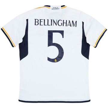 2023-24 Real Madrid Home Shirt Bellingham #5 (XL)