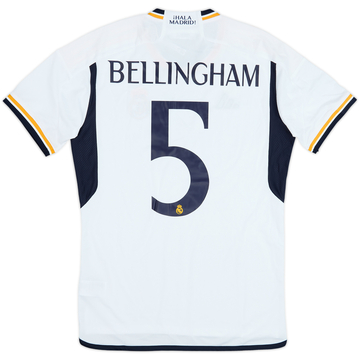 2023-24 Real Madrid Home Shirt Bellingham #5 (M)