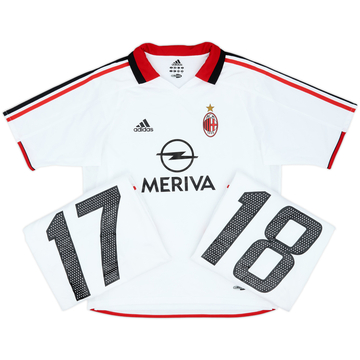 2003-04 AC Milan Player Issue Away Shirt # - 8/10 - (M)