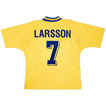 1994-96 Sweden Home Shirt Larsson #7 - 9/10 - (L)