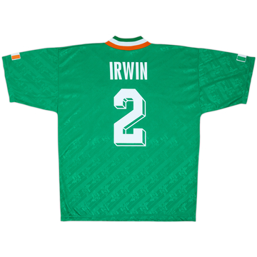1994 Ireland Home Shirt Irwin #2 - 9/10 - (L)