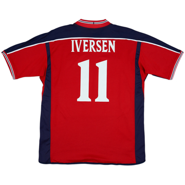 2003-04 Norway Home Shirt Iversen #11 - 8/10 - (L)