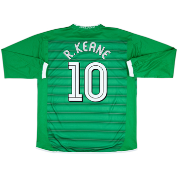 2003-04 Ireland Home L/S Shirt R.Keane #10 - 8/10 - (XL)