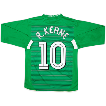 2003-04 Ireland Home L/S Shirt R.Keane #10 - 8/10 - (XL.Boys)