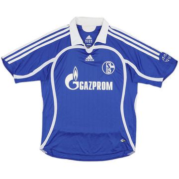 2007-08 Schalke Home Shirt - 8/10 - (M.Boys)