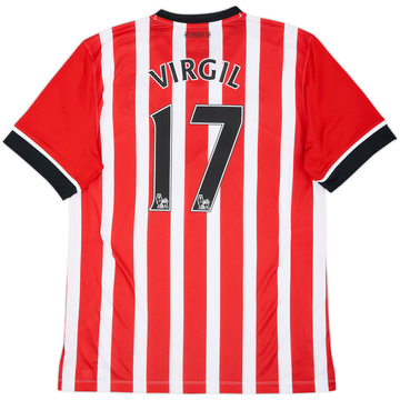 2016-17 Southampton Home Shirt Virgil #17 - 8/10 - (XL)