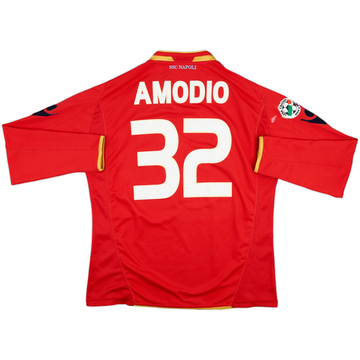 2009-10 Napoli Match Issue Third L/S Shirt Amodio #32
