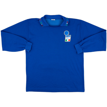 1991 Italy Match Issue Home L/S Shirt #16