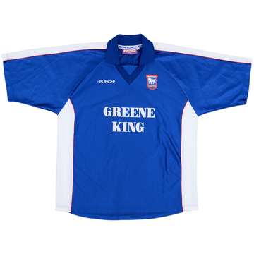 1999-01 Ipswich Home Shirt - 8/10 - (XL)