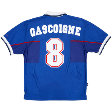 1997-99 Rangers Home Shirt Gascoigne #8 - 8/10 - (M)