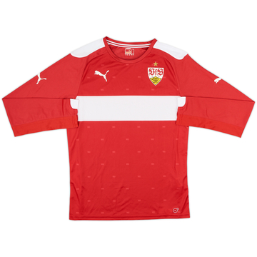 2014-15 Stuttgart Away L/S Shirt - 9/10 - (M)