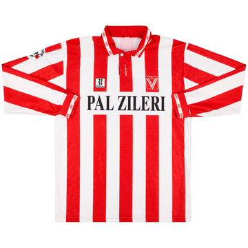 1995-96 Vicenza Match Issue Home L/S Shirt #6